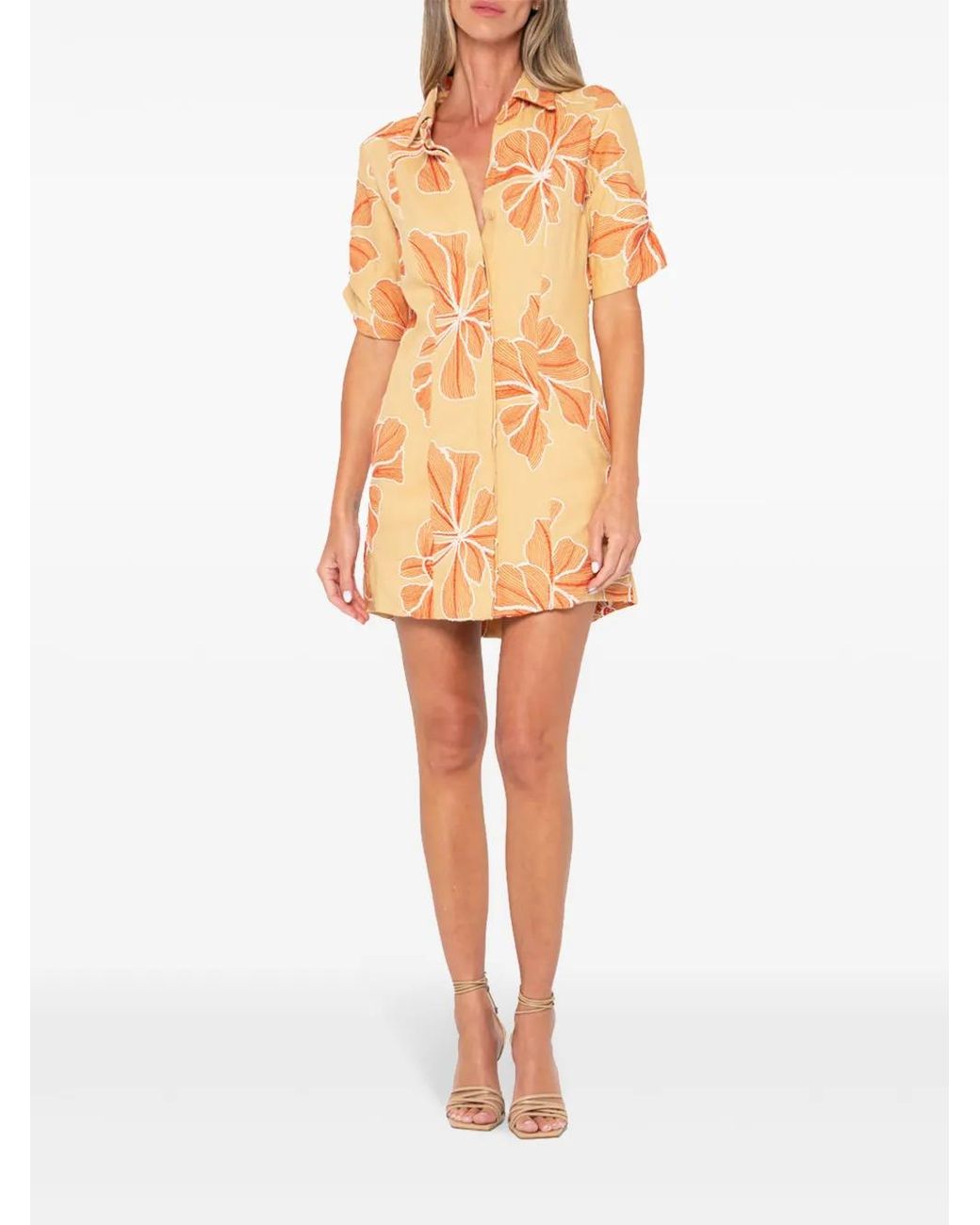 JBQ Orange Robe Courte Ginger
