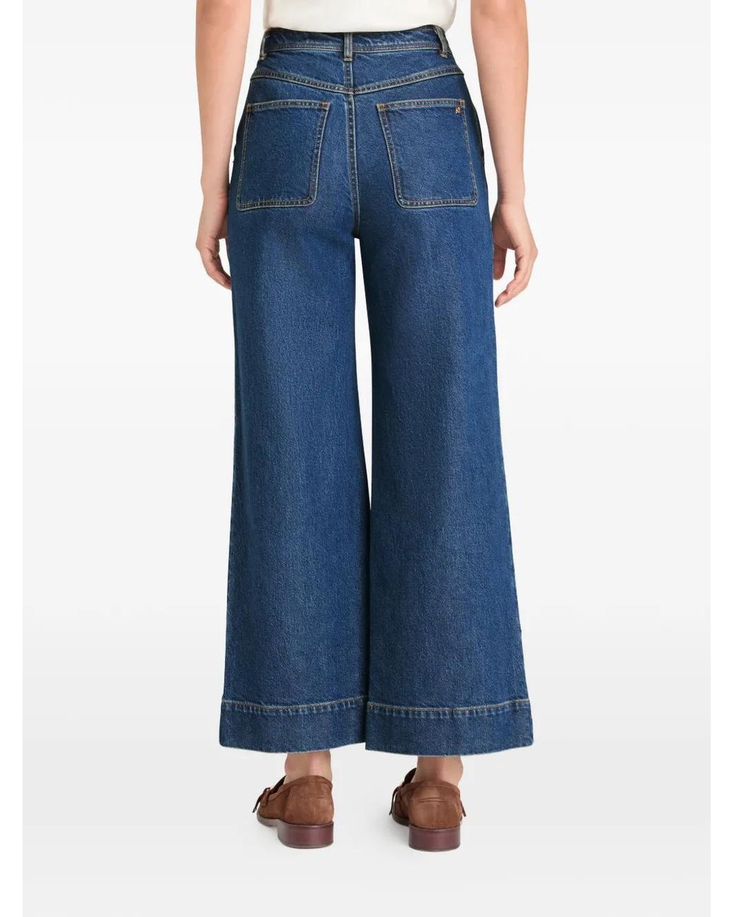 Cinq À Sept Blue Ryker Panelled Jeans
