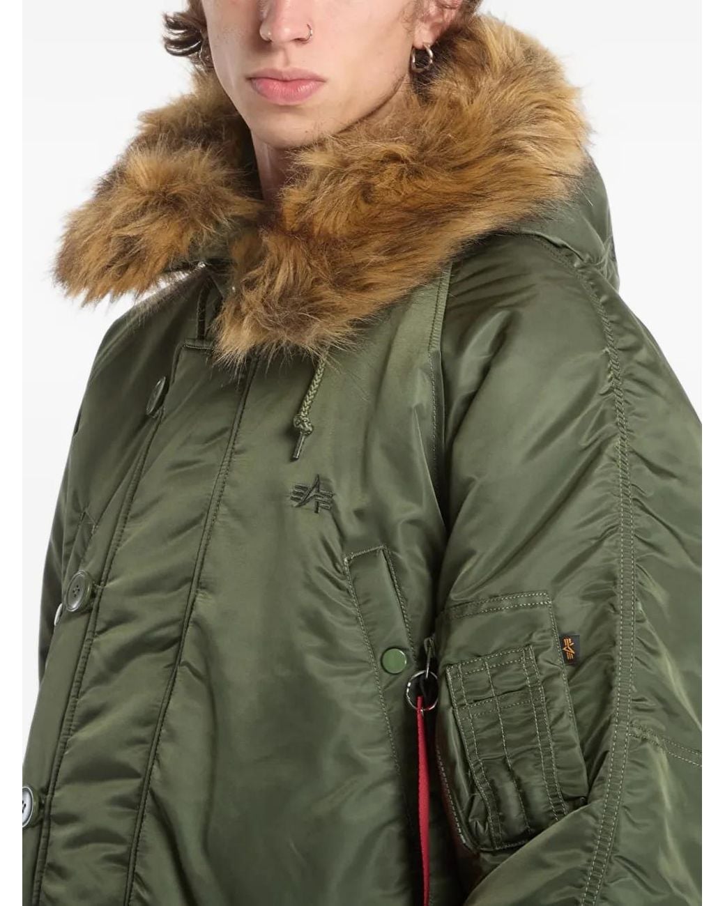 Alpha Industries Green Veste Militaire N-3B Heritage for men