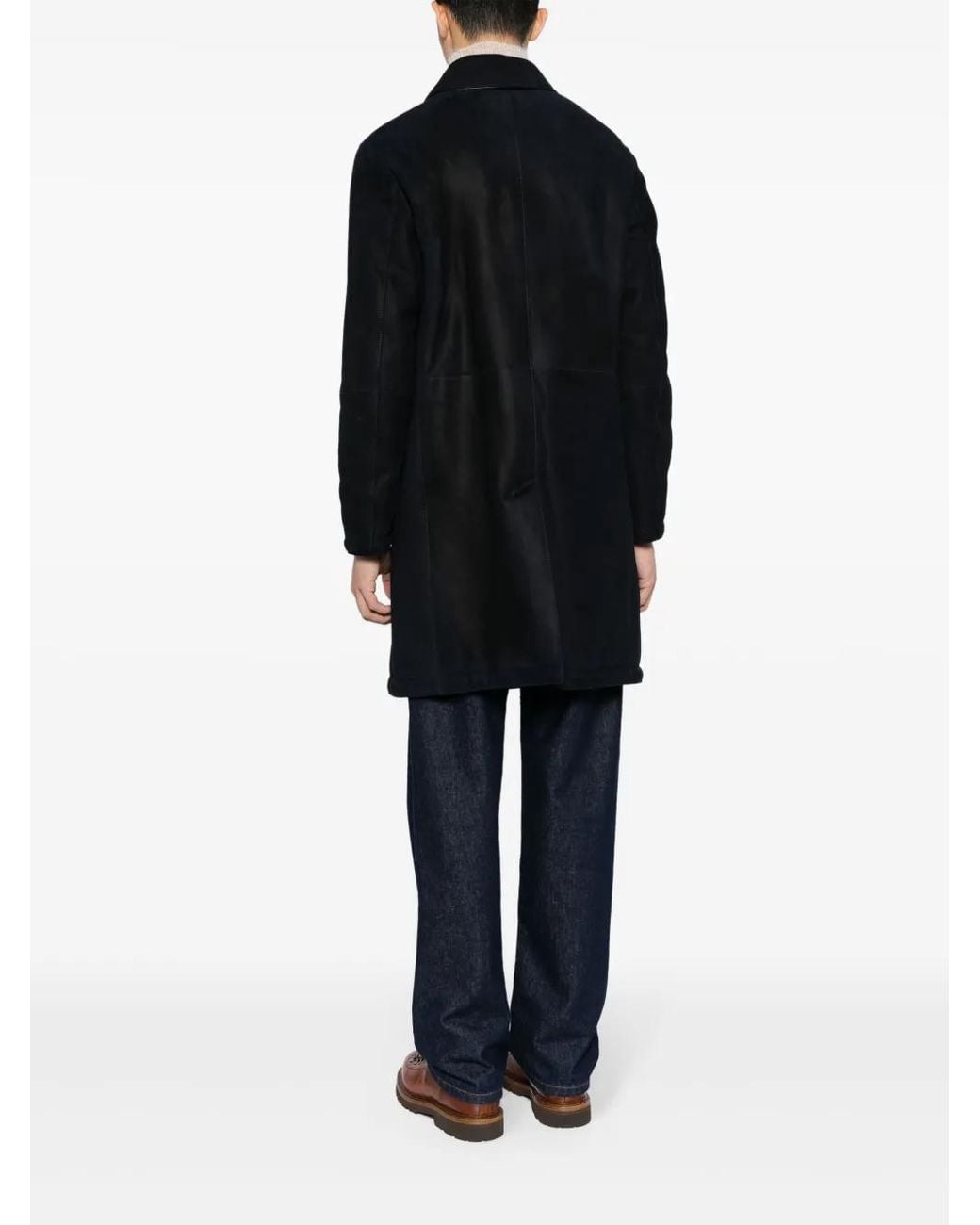 Brioni Leren Jas in het Black voor heren