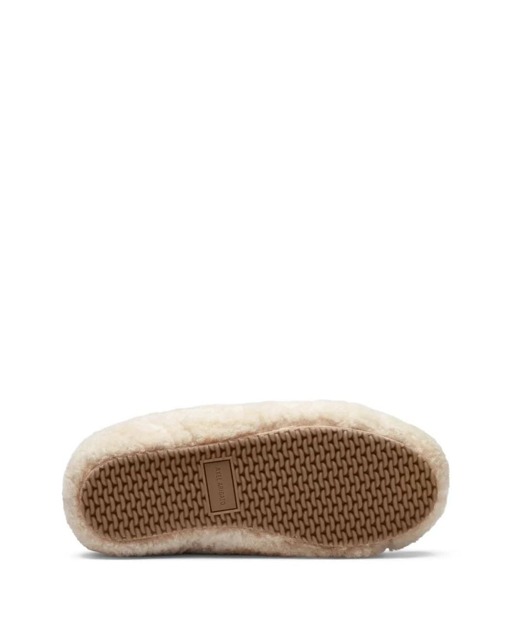 Axel Arigato White Tact Shearling-Effect Sneakers for men