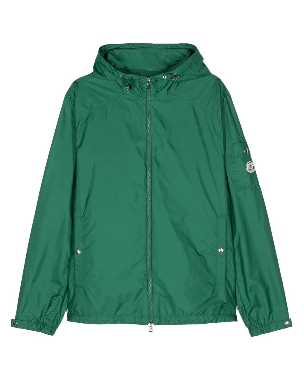 Moncler Green Etiache Logo-Patch Jacket for men