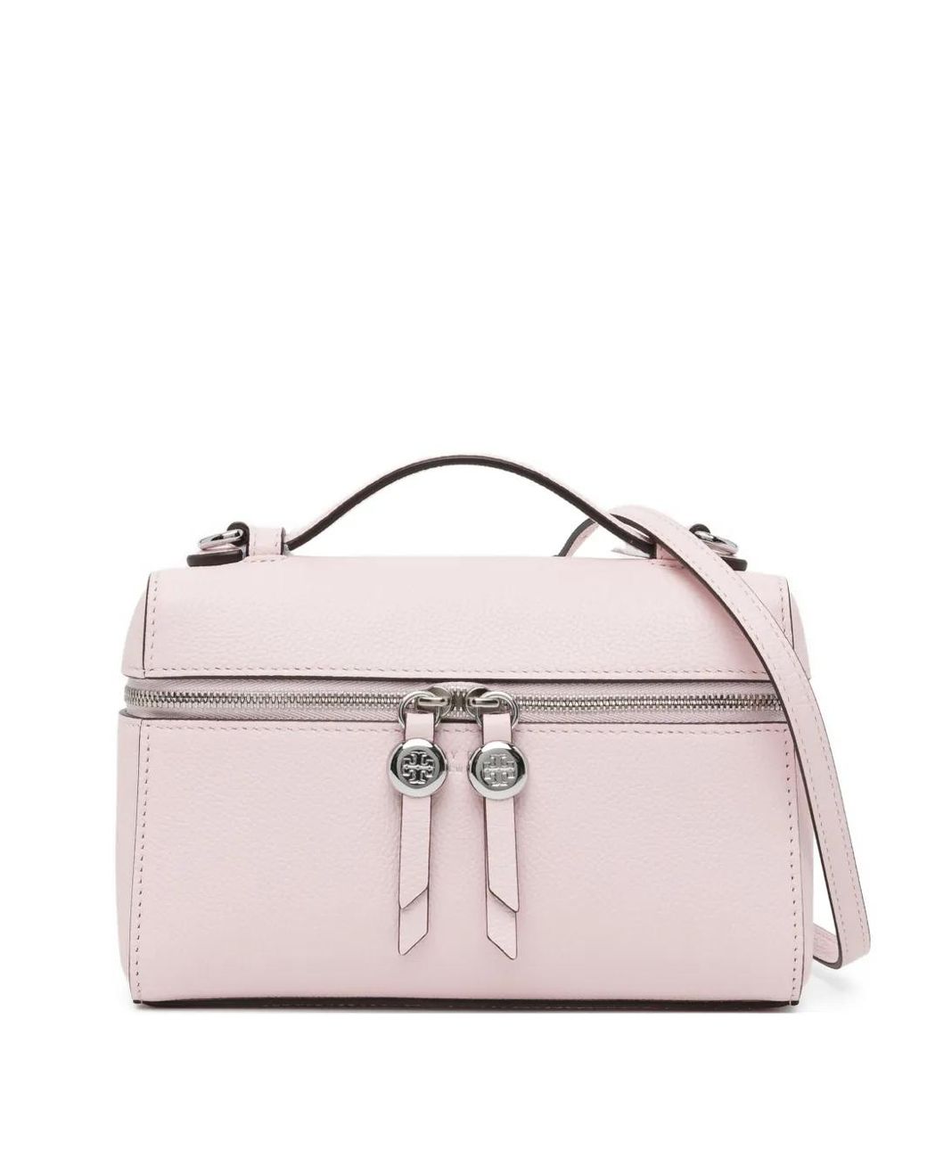 Tory Burch Pink Slim Romy Top Handle Bag