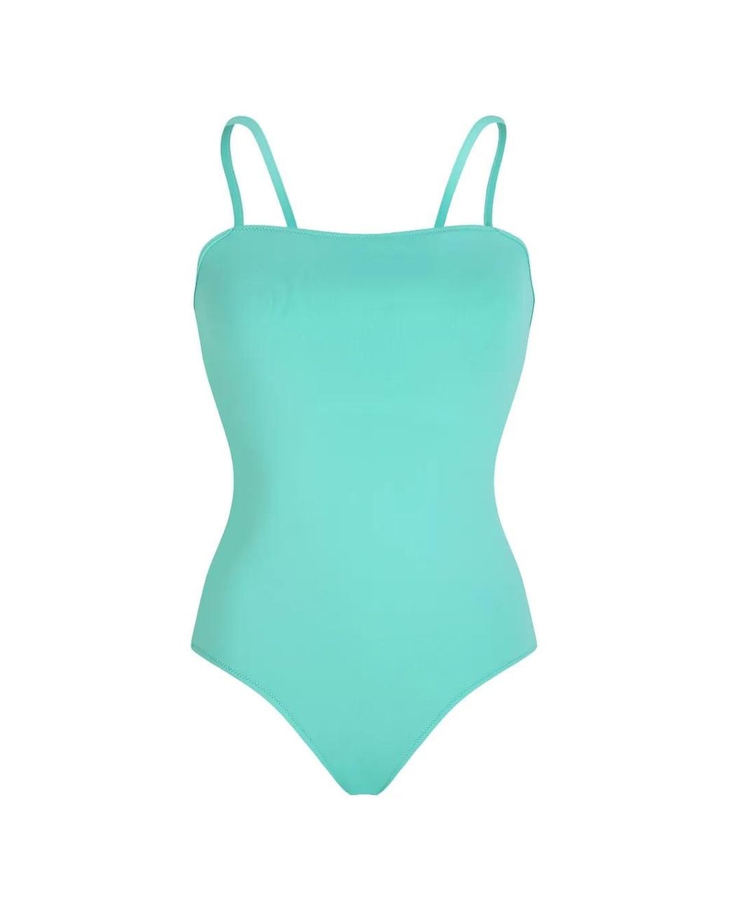 Vilebrequin Blue Square-Neck Cross-Back Swimsuit