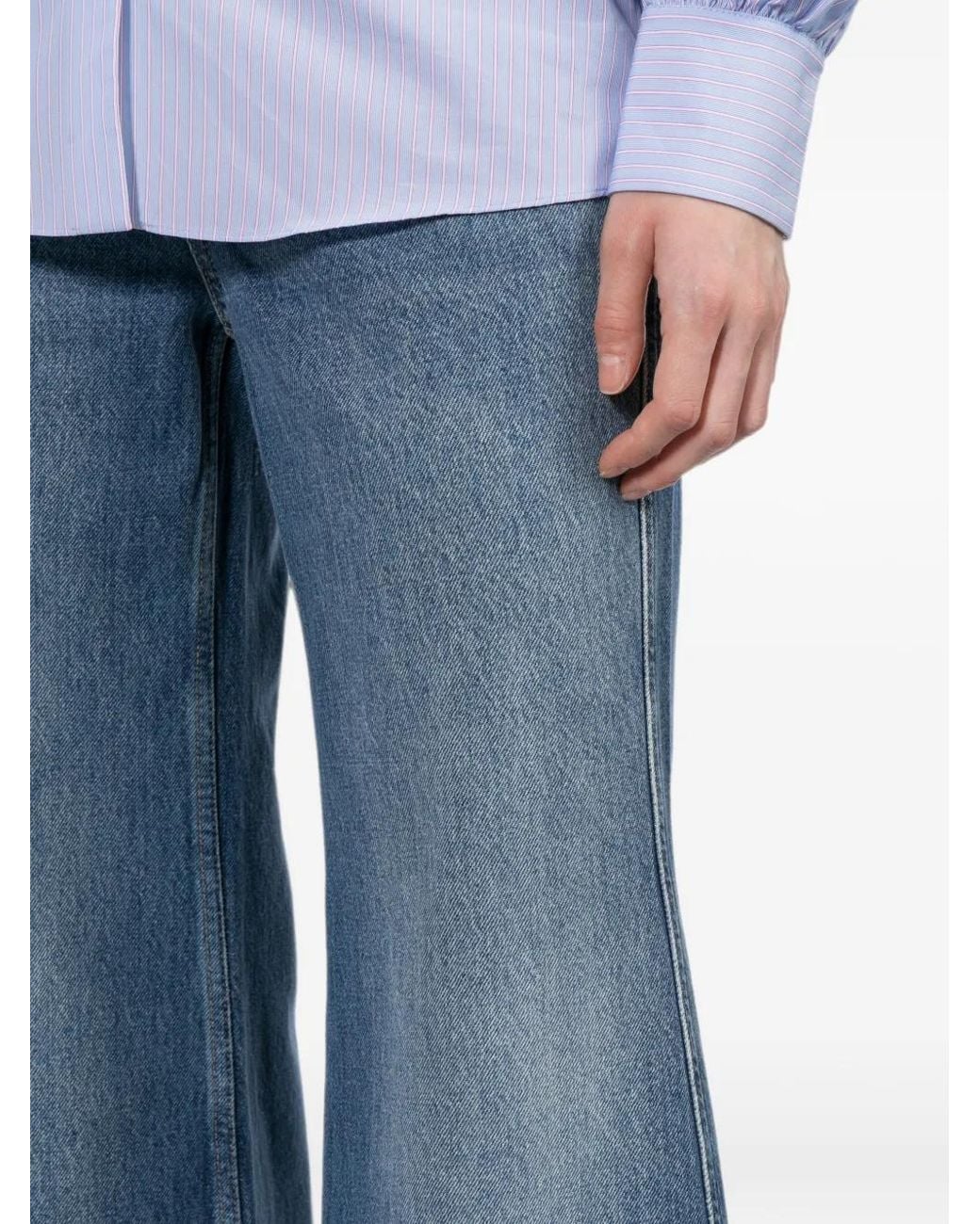 Rag & Bone Blue Logo-Patch Jeans