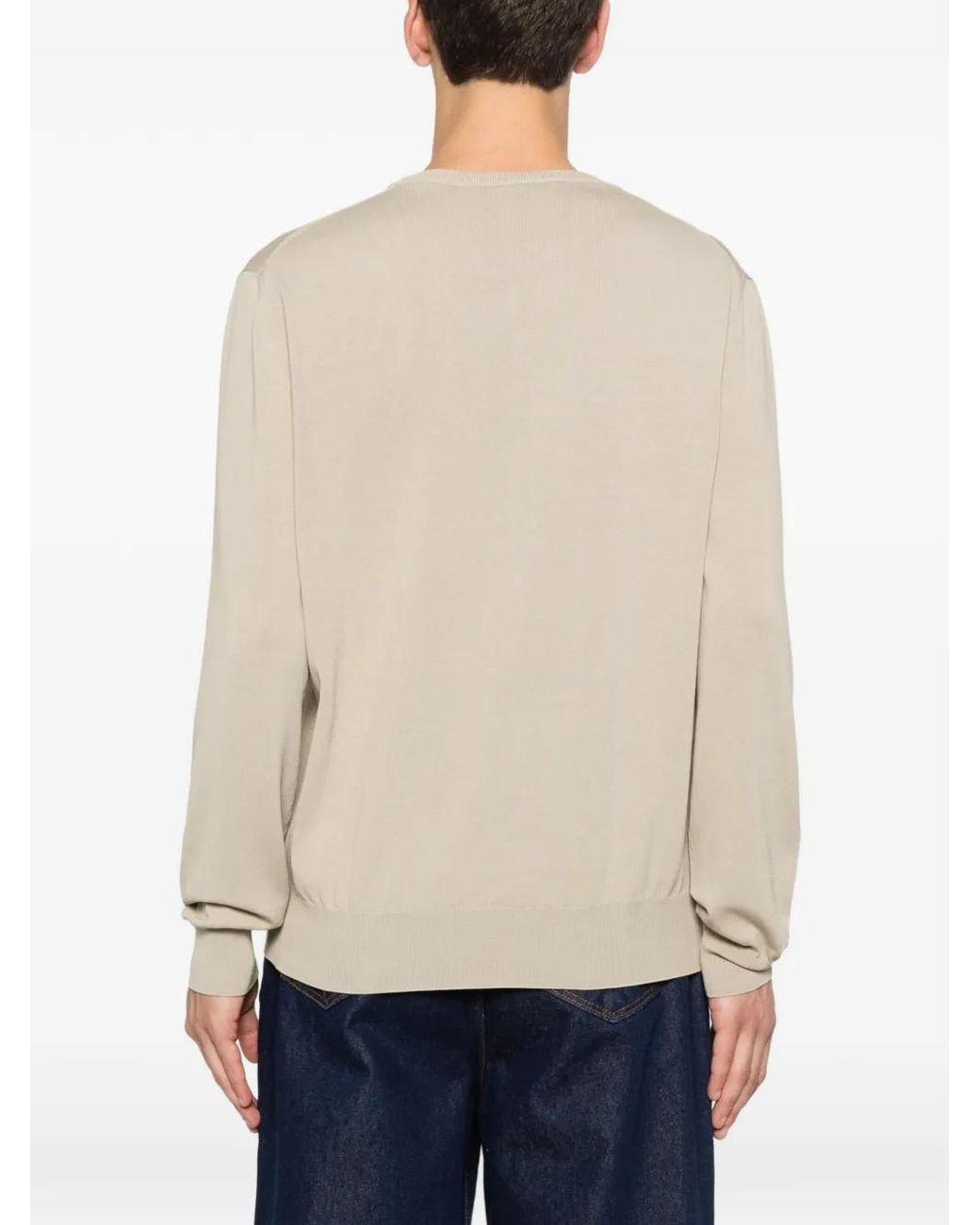 Canali Natural Crew-Neck Sweater for men
