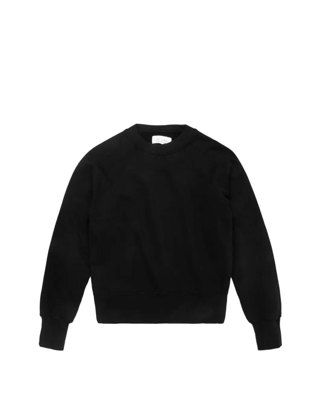 Les Tien Black Crew-Neck Sweatshirt