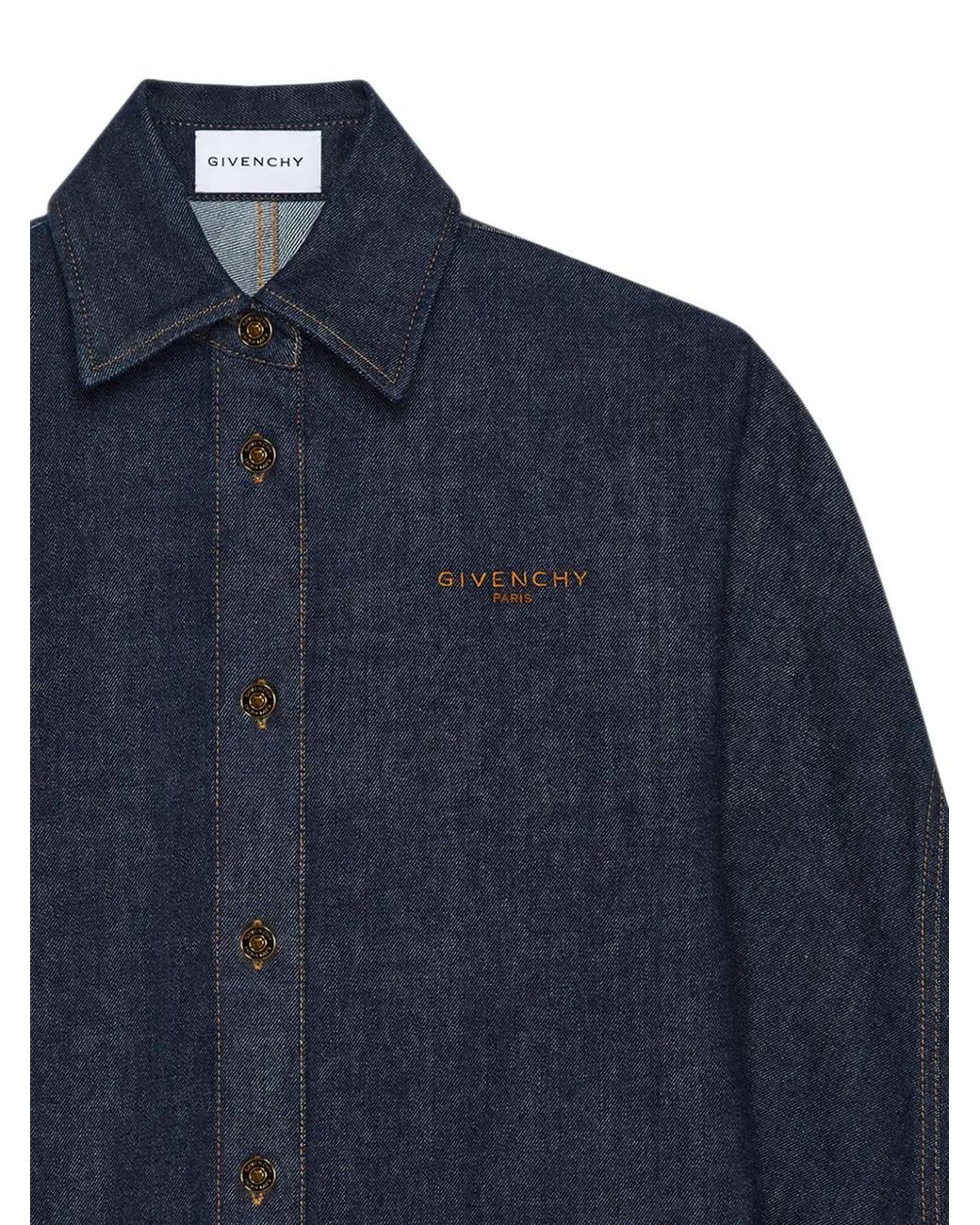 Givenchy Blue Cocoon Shirt