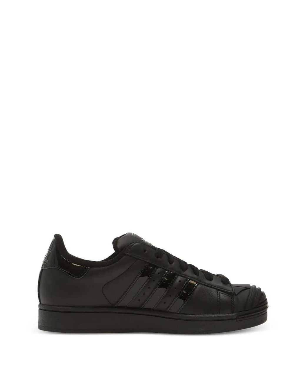Adidas Black Baskets Superstar Ii À Lacets