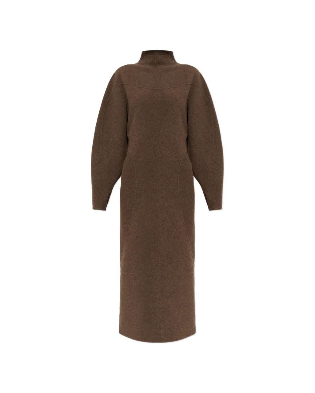 Max Mara Natural Wool And Cashmere Jersey Dress