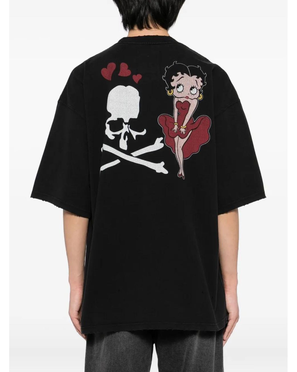 MASTERMIND WORLD X Betty Boop T-Shirt Mit Logo-Print in Black für Herren
