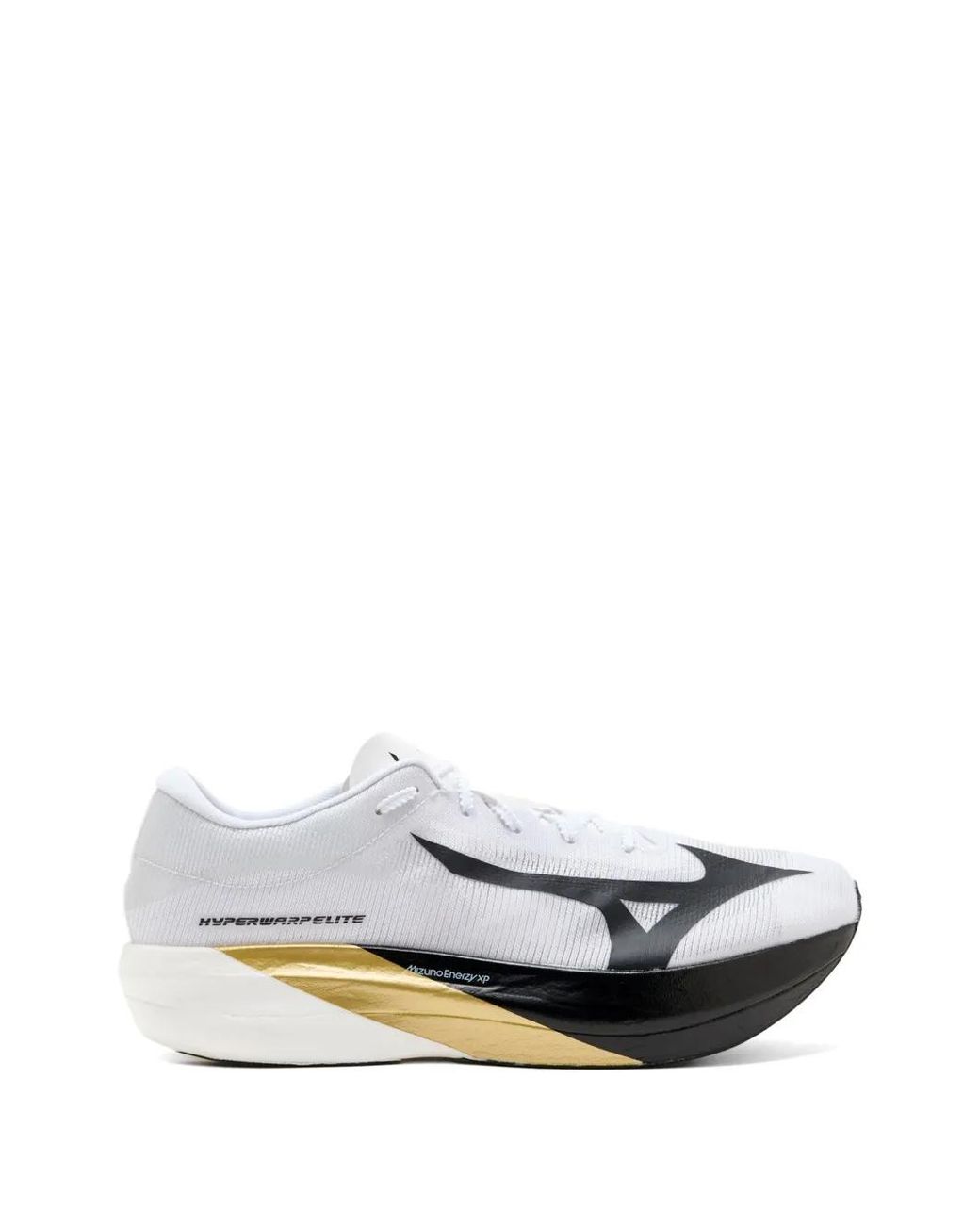 Mizuno White Hyperwarp Elite Logo-Print Sneakers