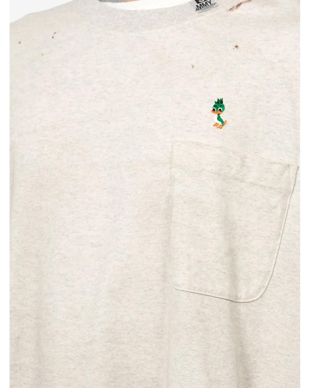 Maison Mihara Yasuhiro Natural Triple Layered Tee for men