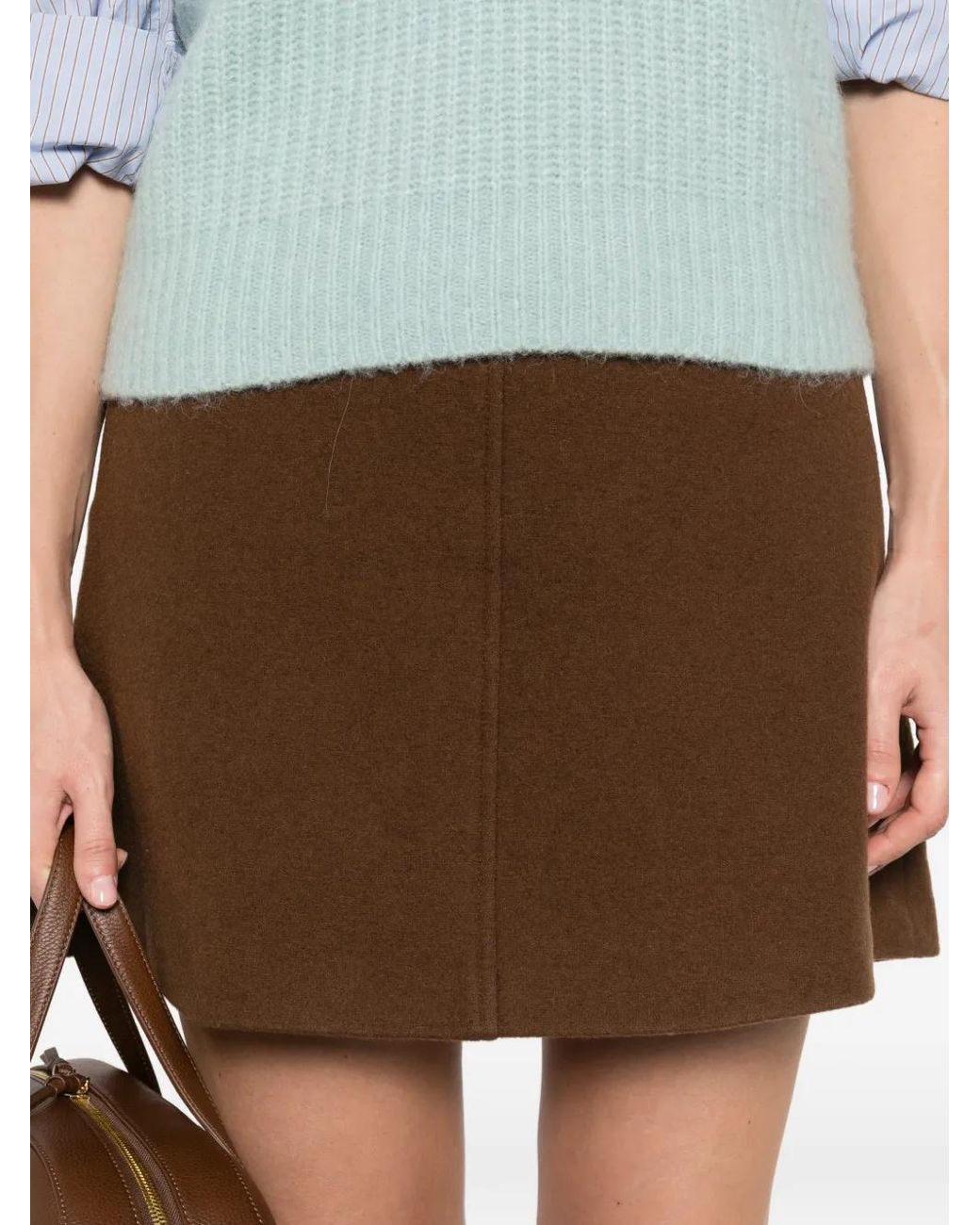 Marc O' Polo Brown A-Line Skirt