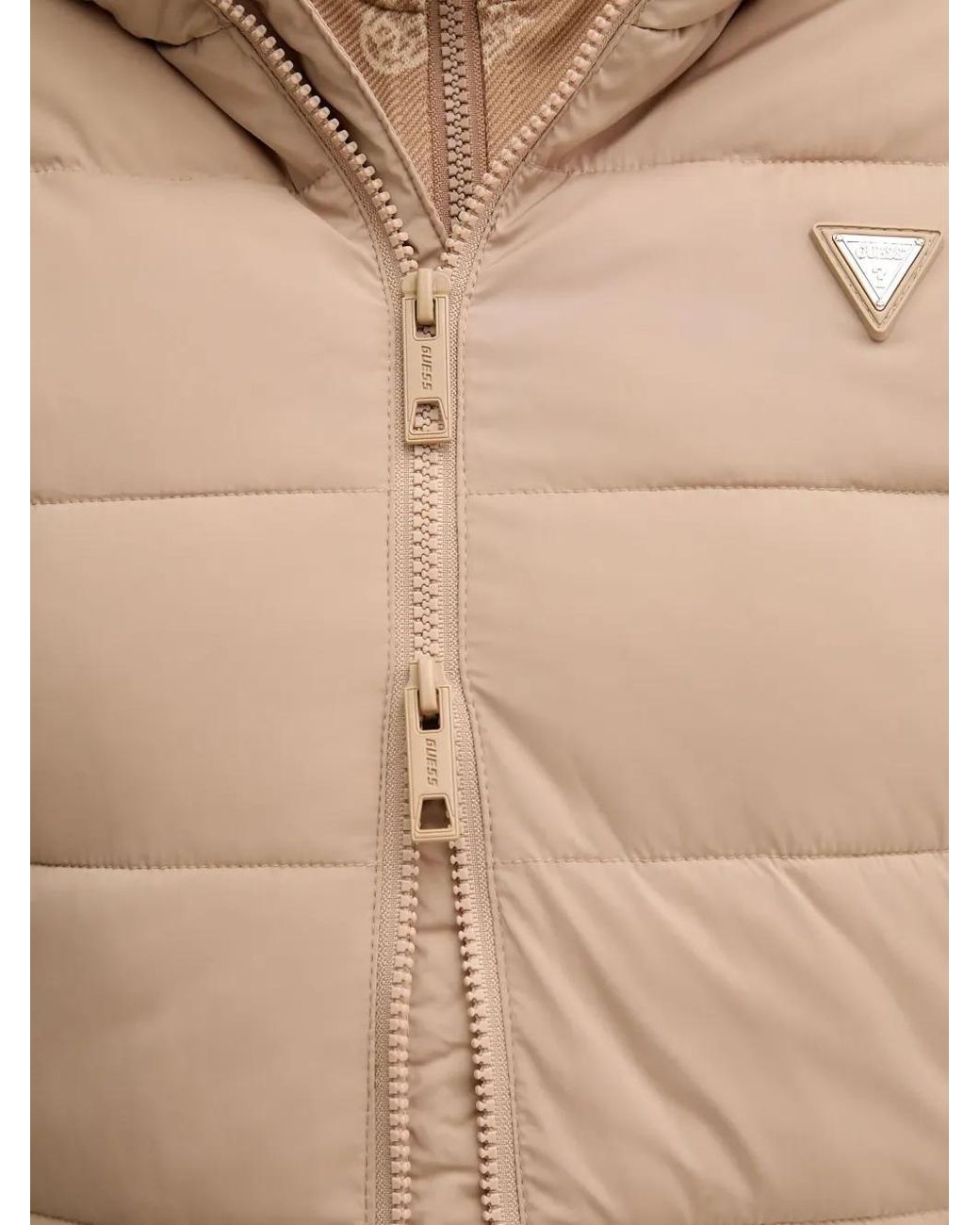 Guess Natural Hooded Padded Coat