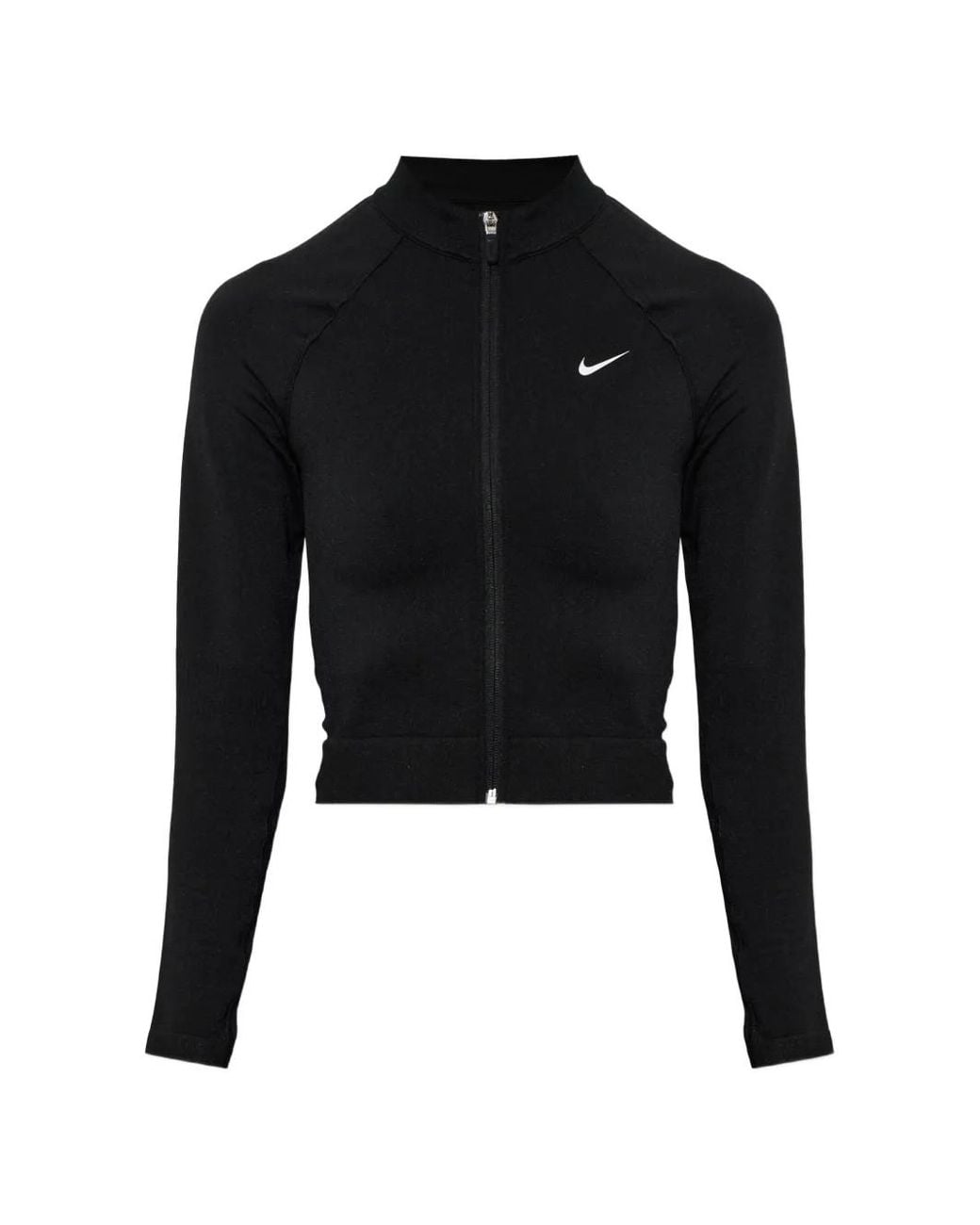 Nike Black Pro Zip-Fastening Sweatshirt