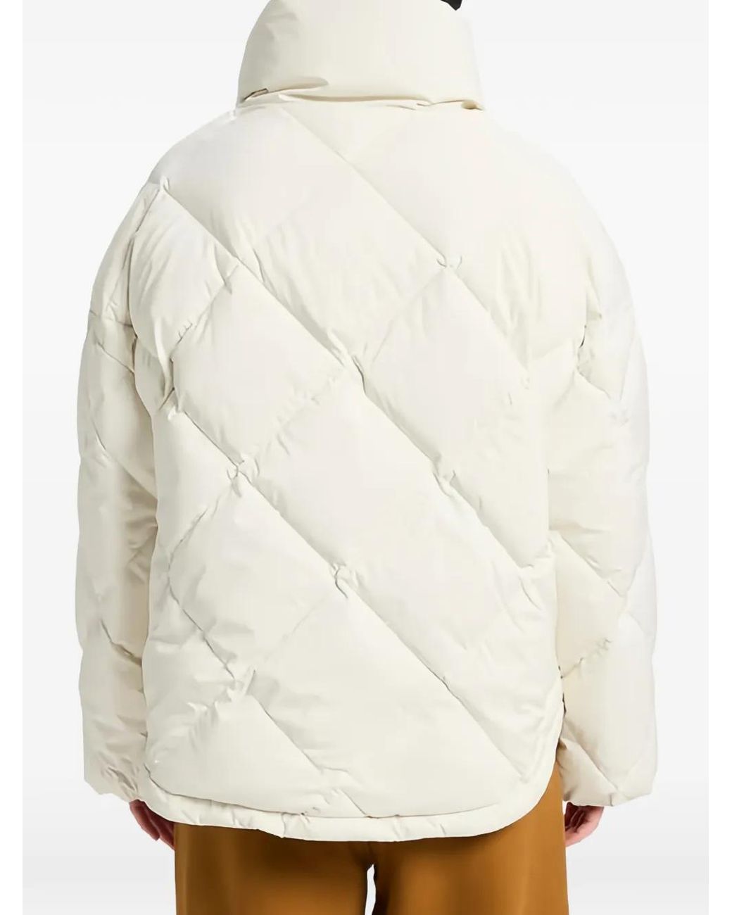 Pyrenex Natural Quilted Turtleneck Jacket