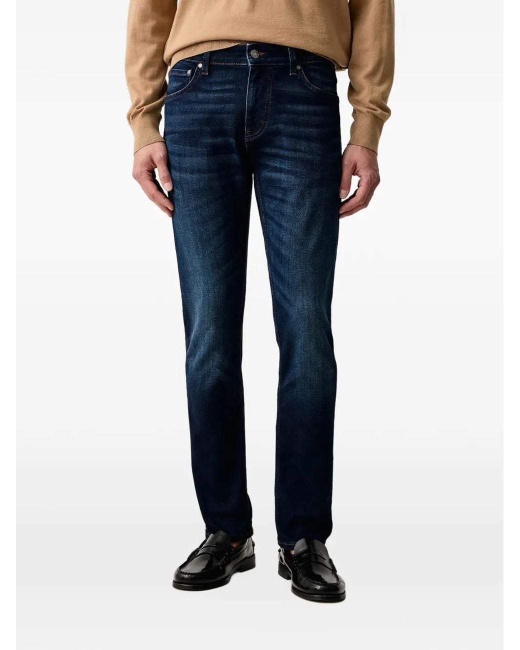 Joop! Blue Faded Straight-Leg Jeans for men