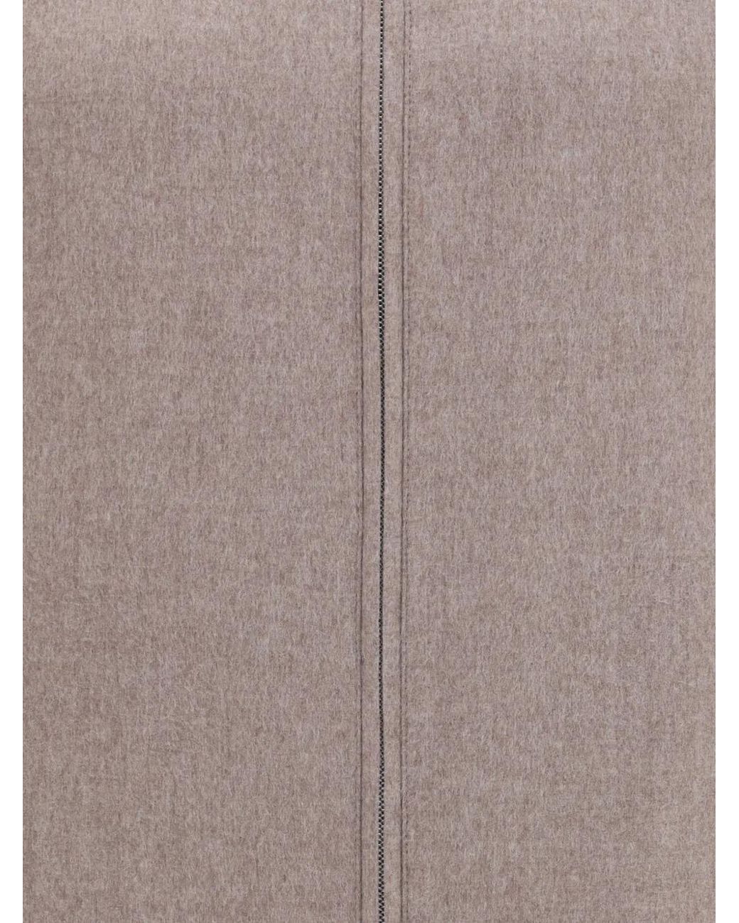 Brunello Cucinelli Gray Cashmere Jacket for men