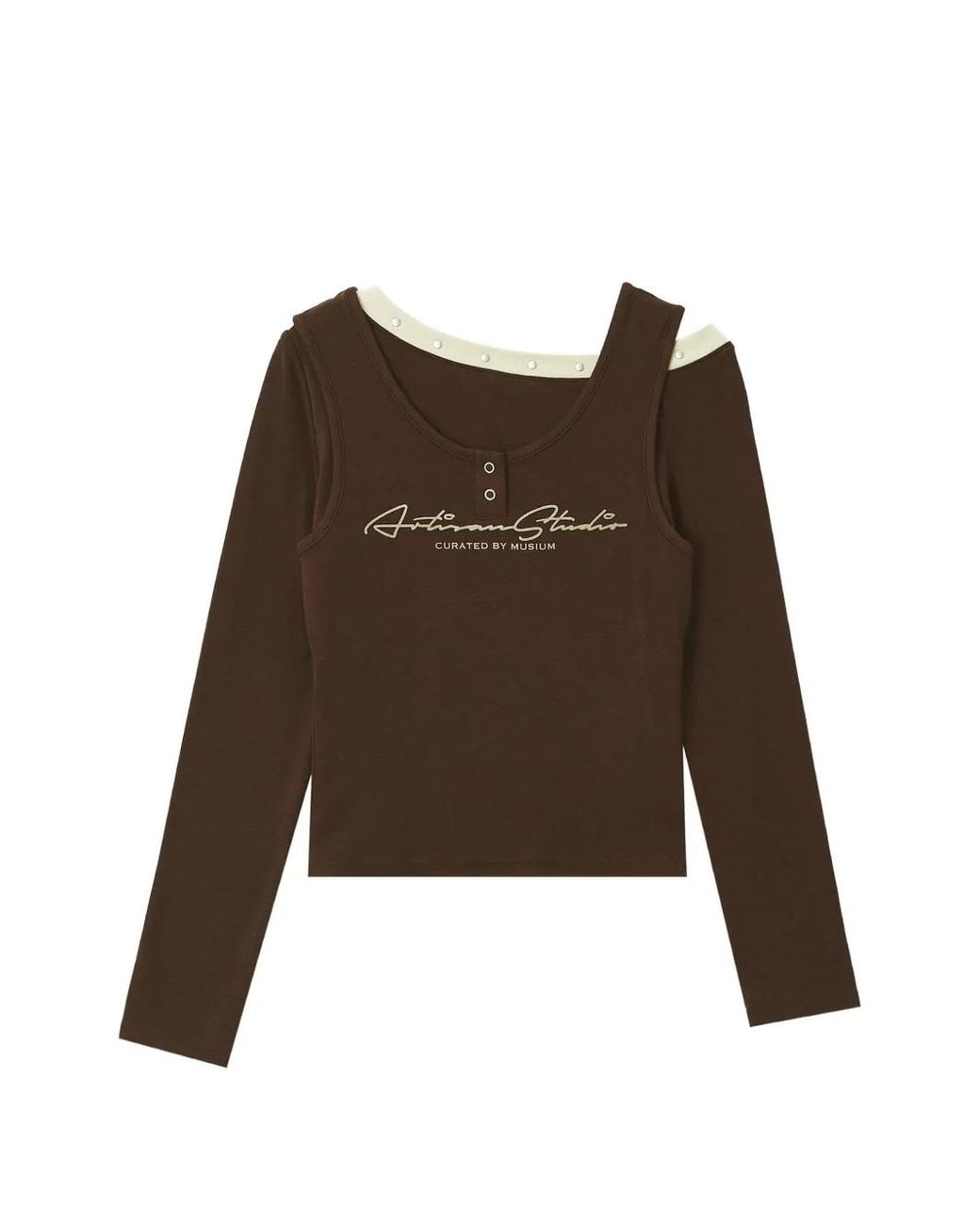 Musium Div. Brown Layered Jersey