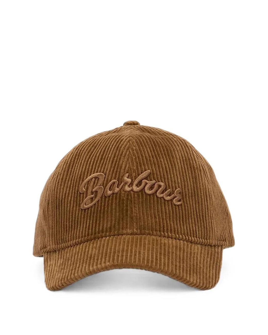 Barbour Brown Ivybridge Corduroy Logo-Embroidered Cap