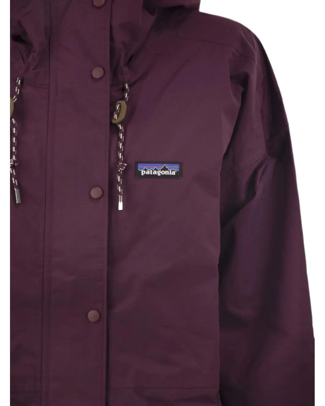 Patagonia Purple Hooded Zip-Up Parka