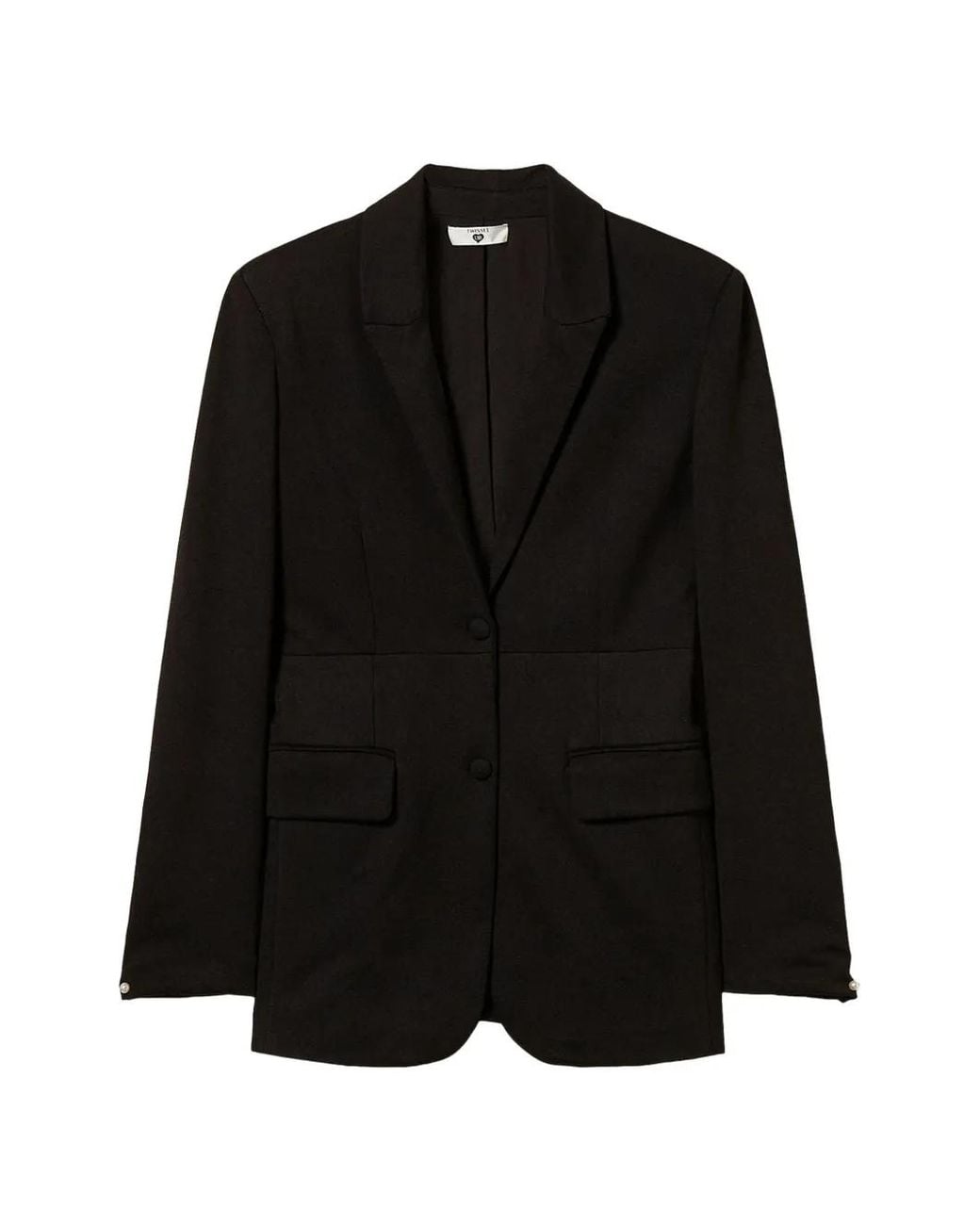 Twinset Black Blazer With Cufflinks