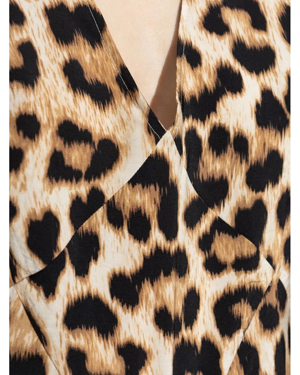 Munthe White Leopard Print Dress