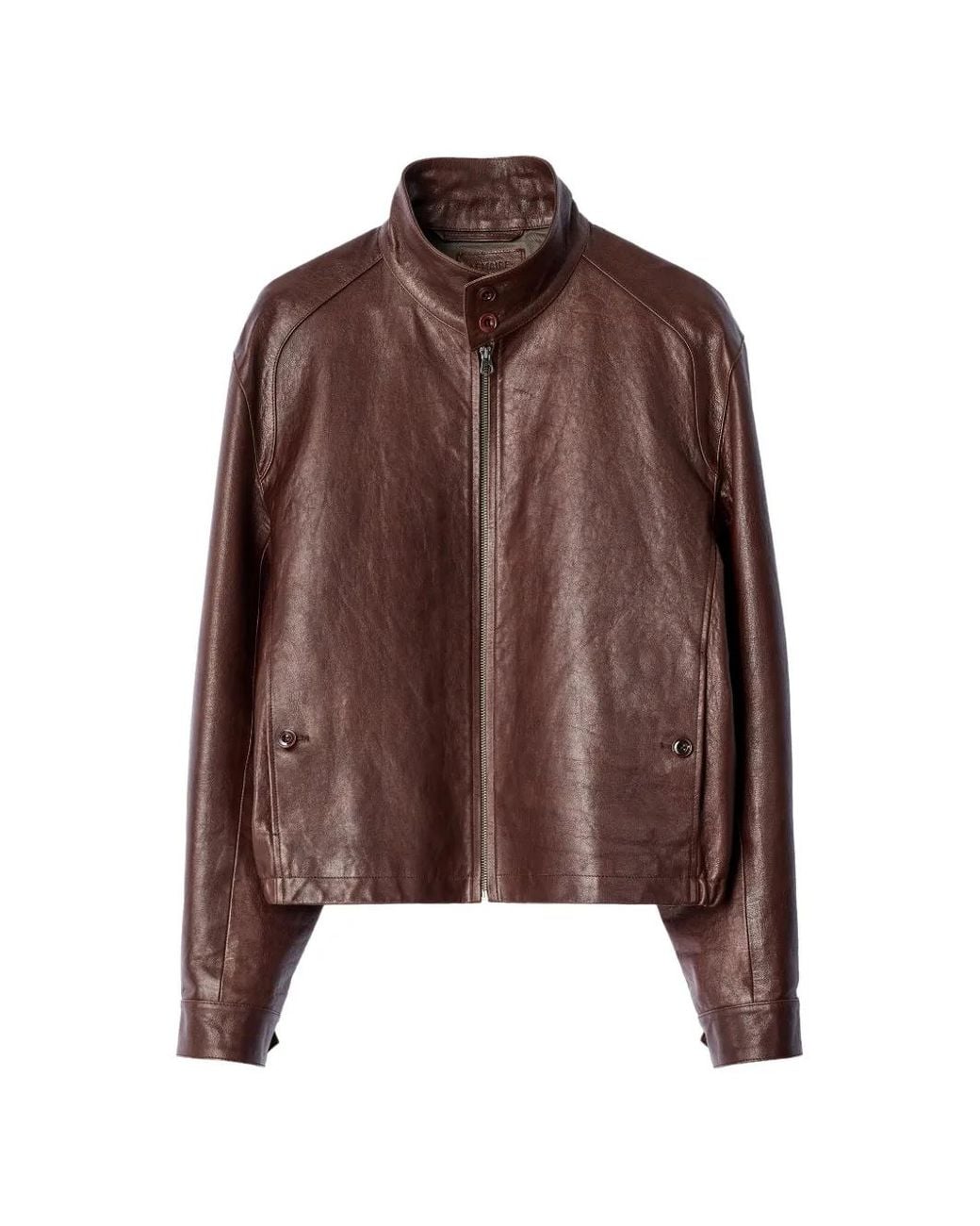 Lemaire Brown Harrington Jacket for men