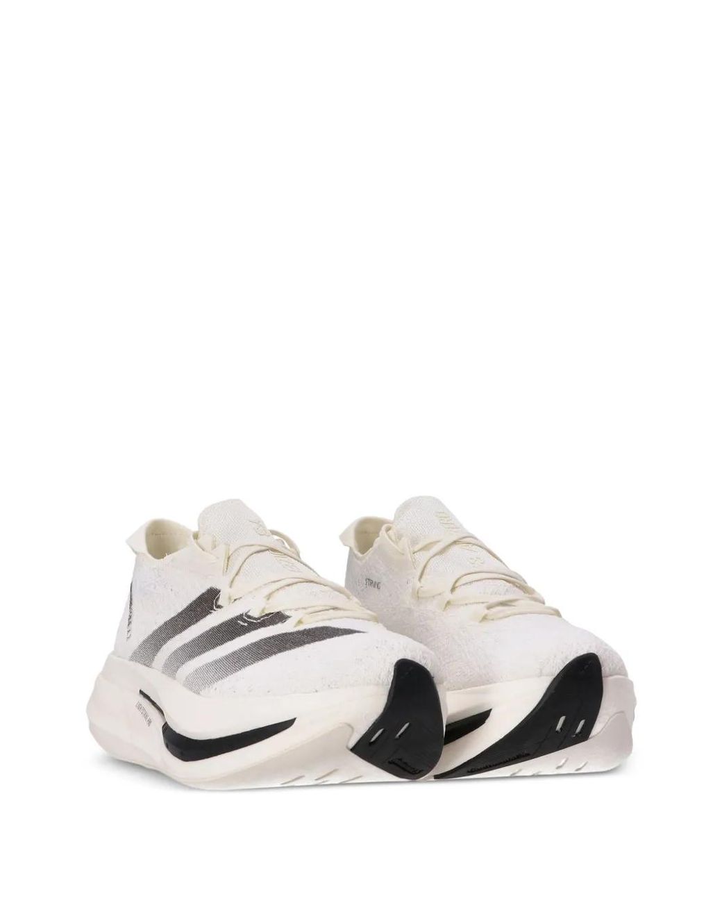 Y-3 White Prime X 2 Strung Sneakers