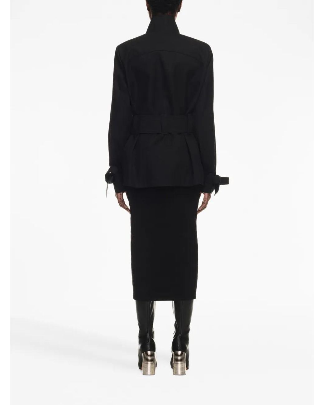 Off-White c/o Virgil Abloh Black Nappa Cargo Belt Field Jacket