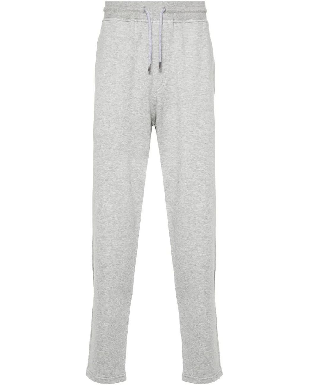 Brunello Cucinelli Gray Cotton Blend Sweatpants for men