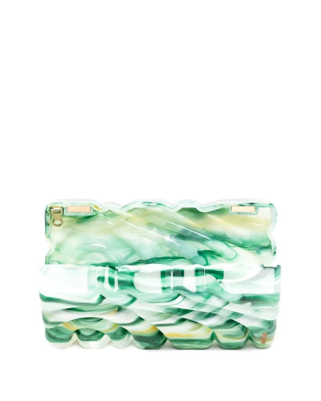 Cult Gaia Green Aura Clutch