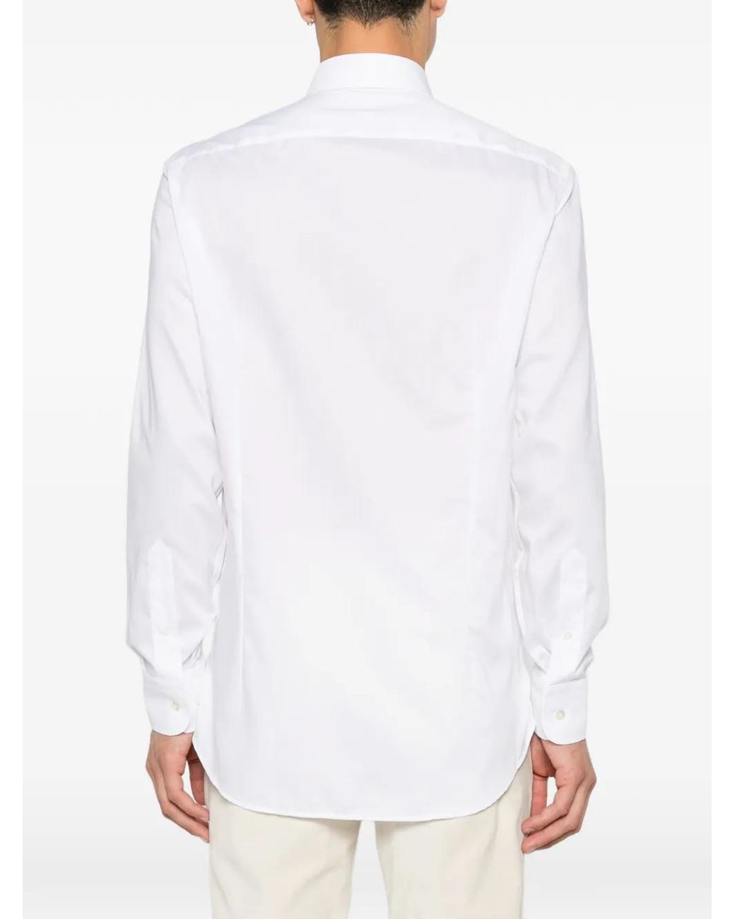 Etro White Cotton Casual Shirt for men