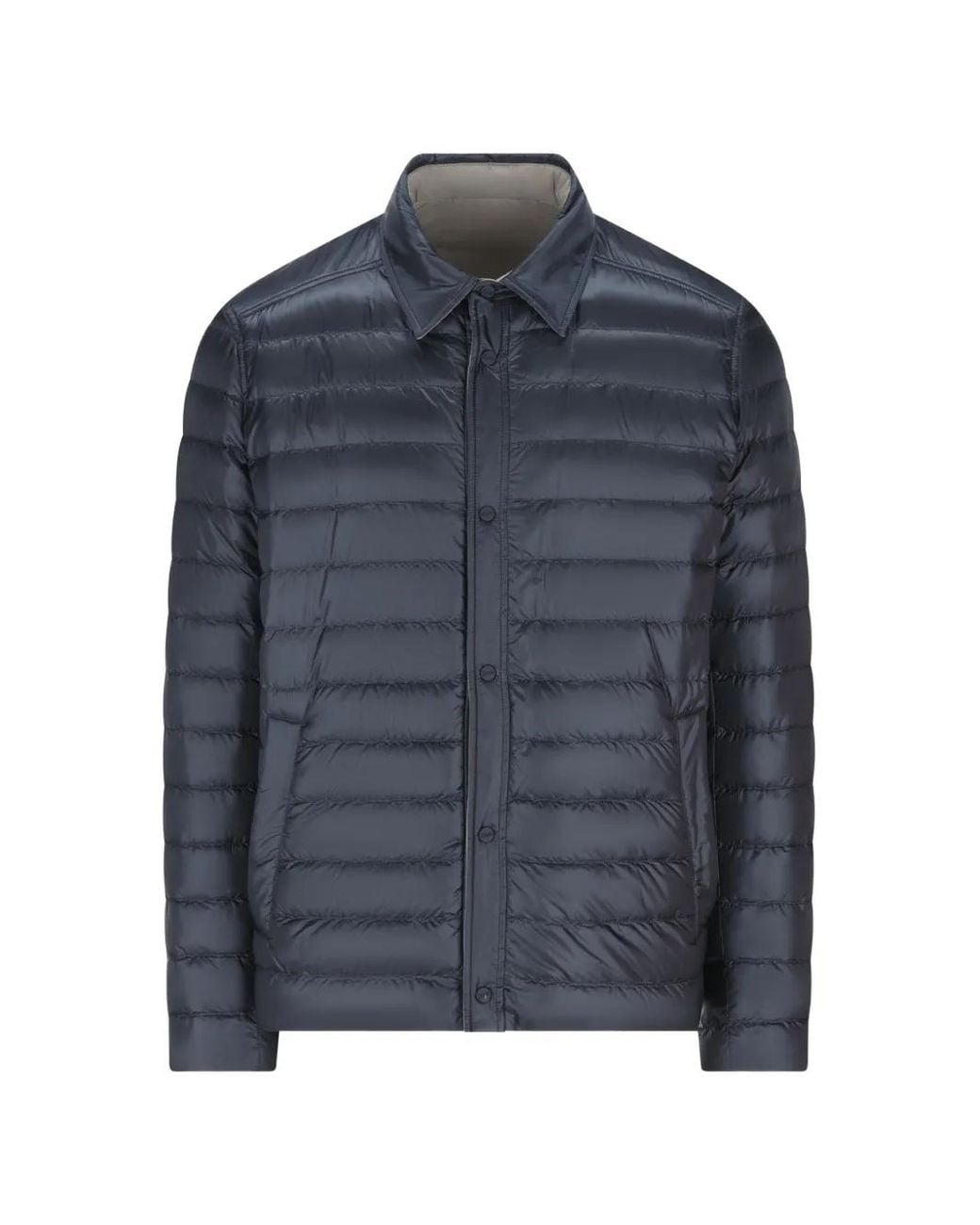 Chaqueta Con Botones Herno de hombre de color Blue
