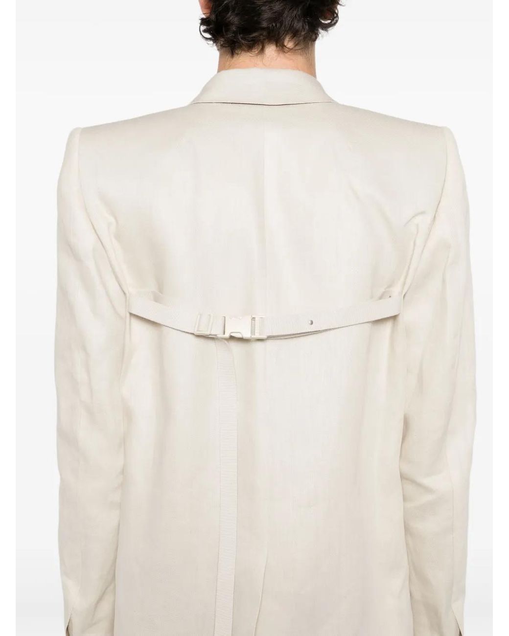 Rick Owens Dirt Blazer in het White voor heren