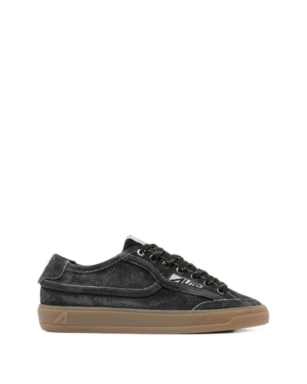 Autry Black Windscape Low-Top Suede Sneakers for men