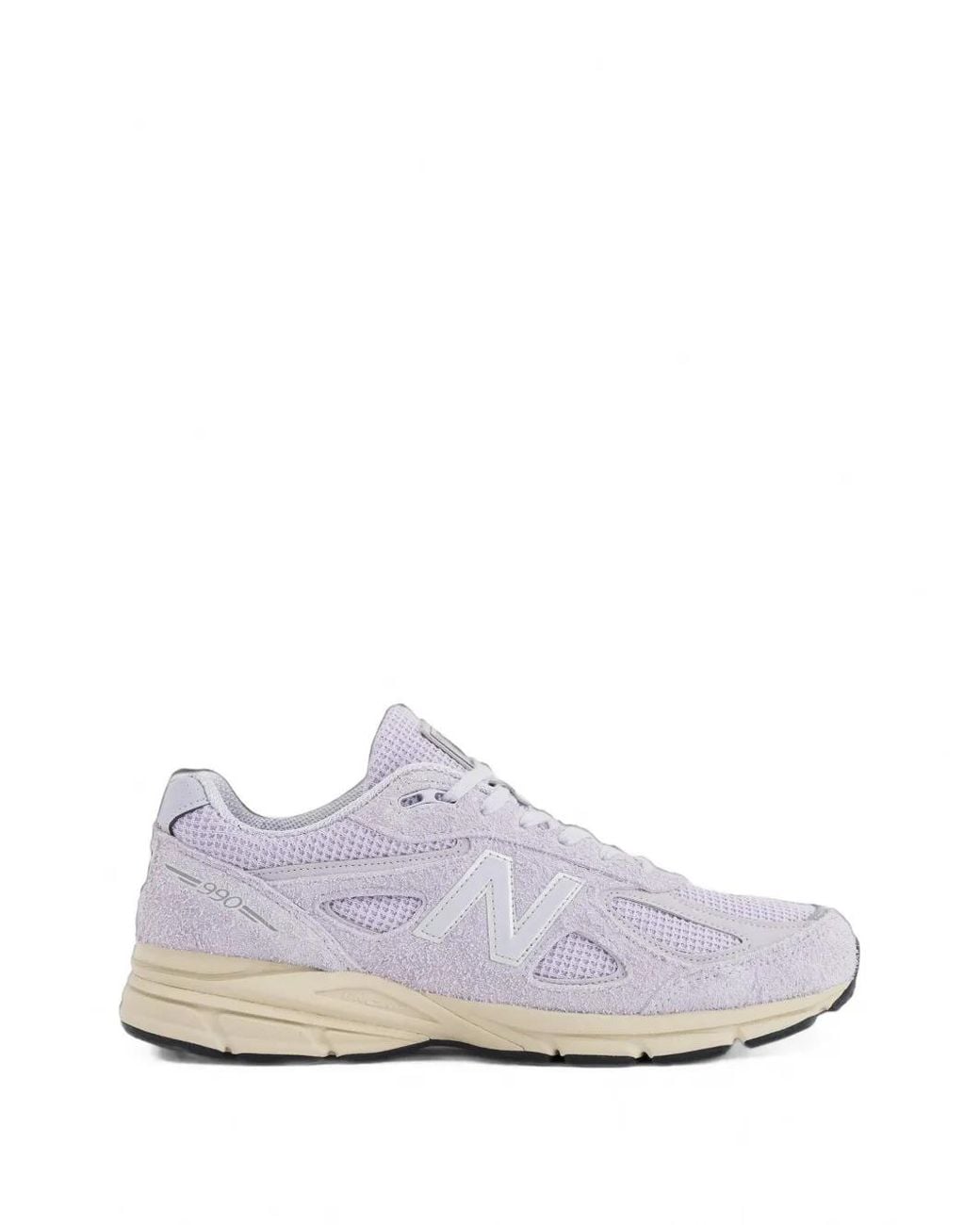 New Balance White 990V4 Sneakers