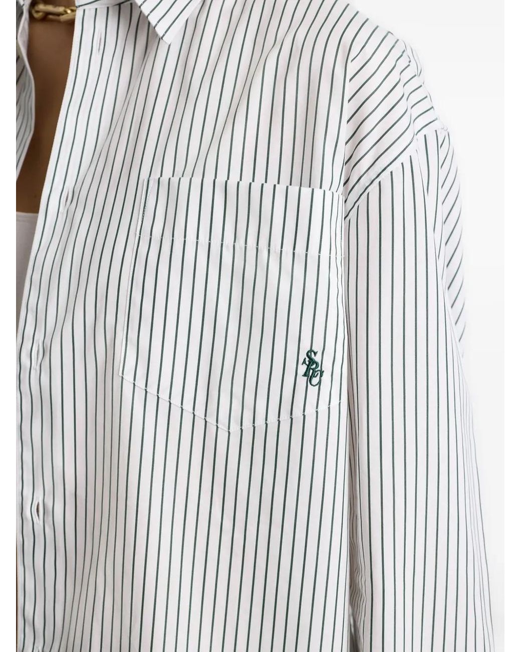 Sporty & Rich White Cotton Shirt