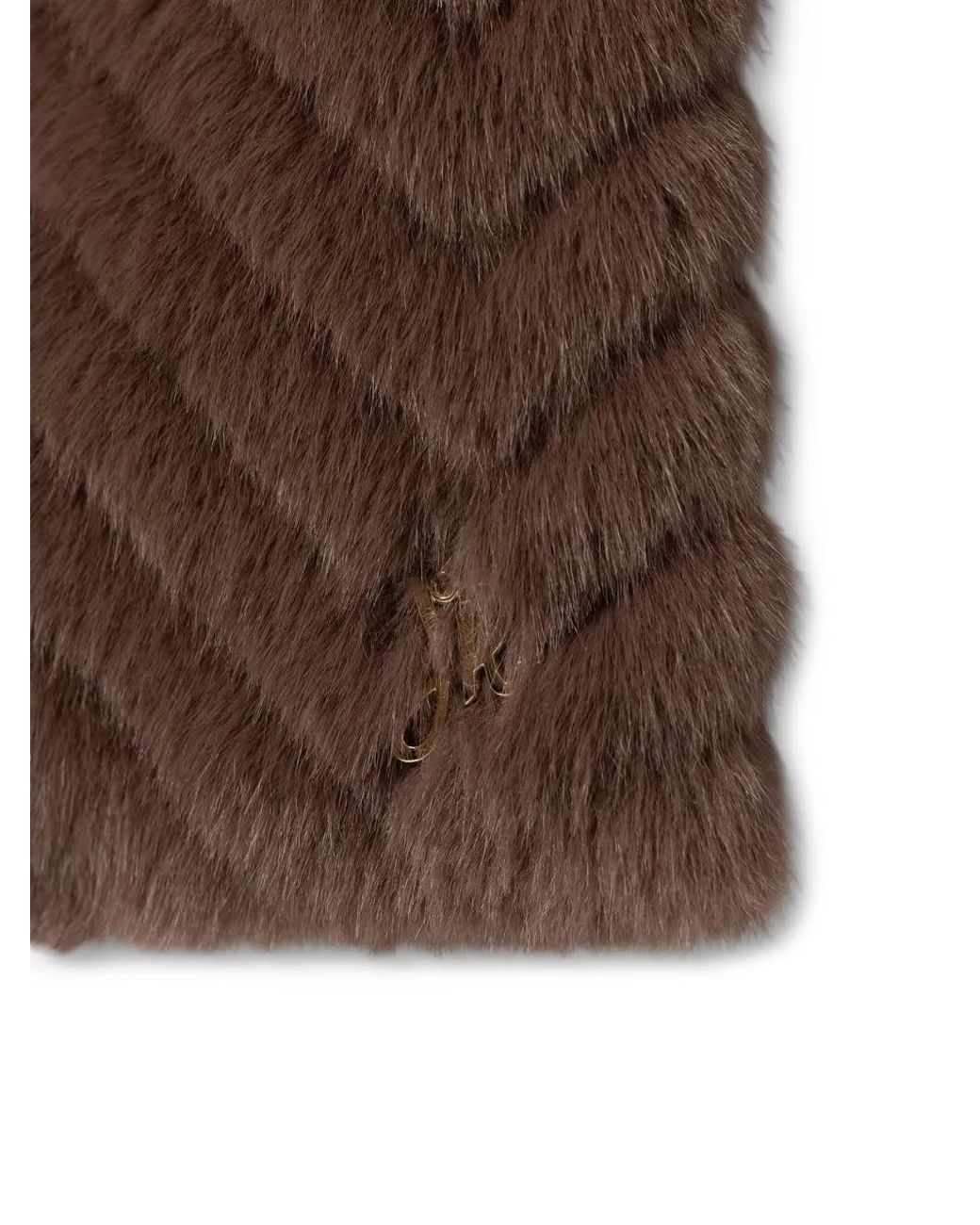 Joseph Ribkoff Brown Logo-Plaque Scarf