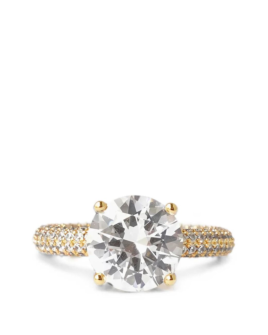 Izabel Display White Mega Circle Ring