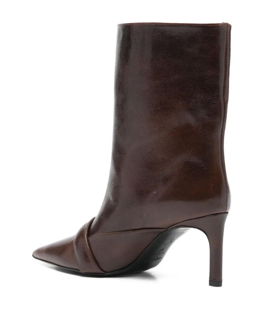 Coperni Brown 75Mm Belted Boots