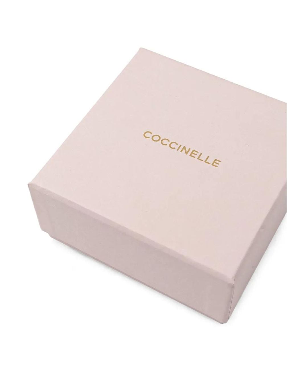 Coccinelle Black Logo-Embroidered Shoulder Strap