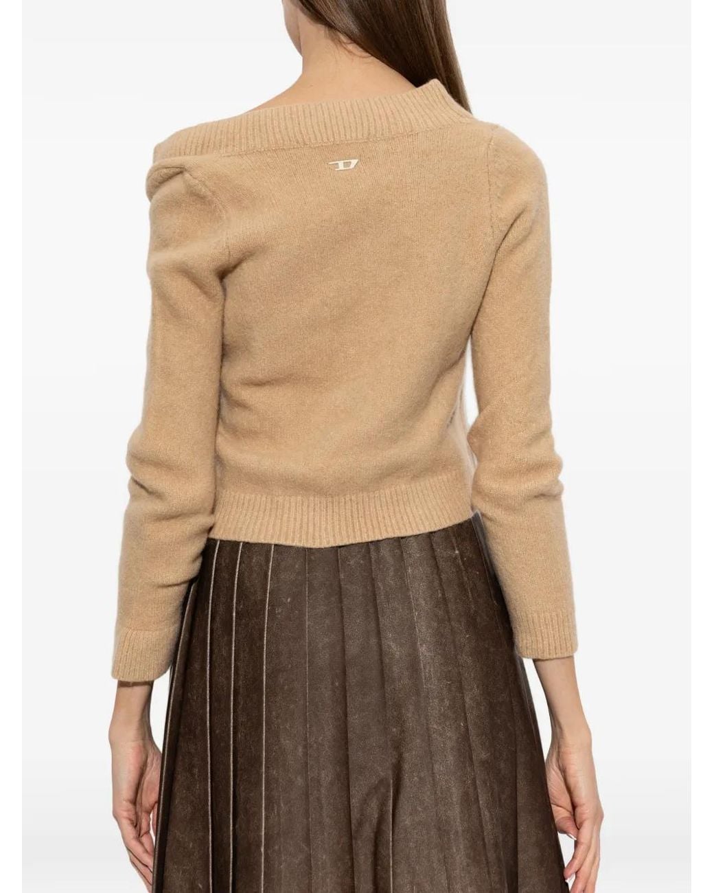 DIESEL Natural Cropped Cardigan