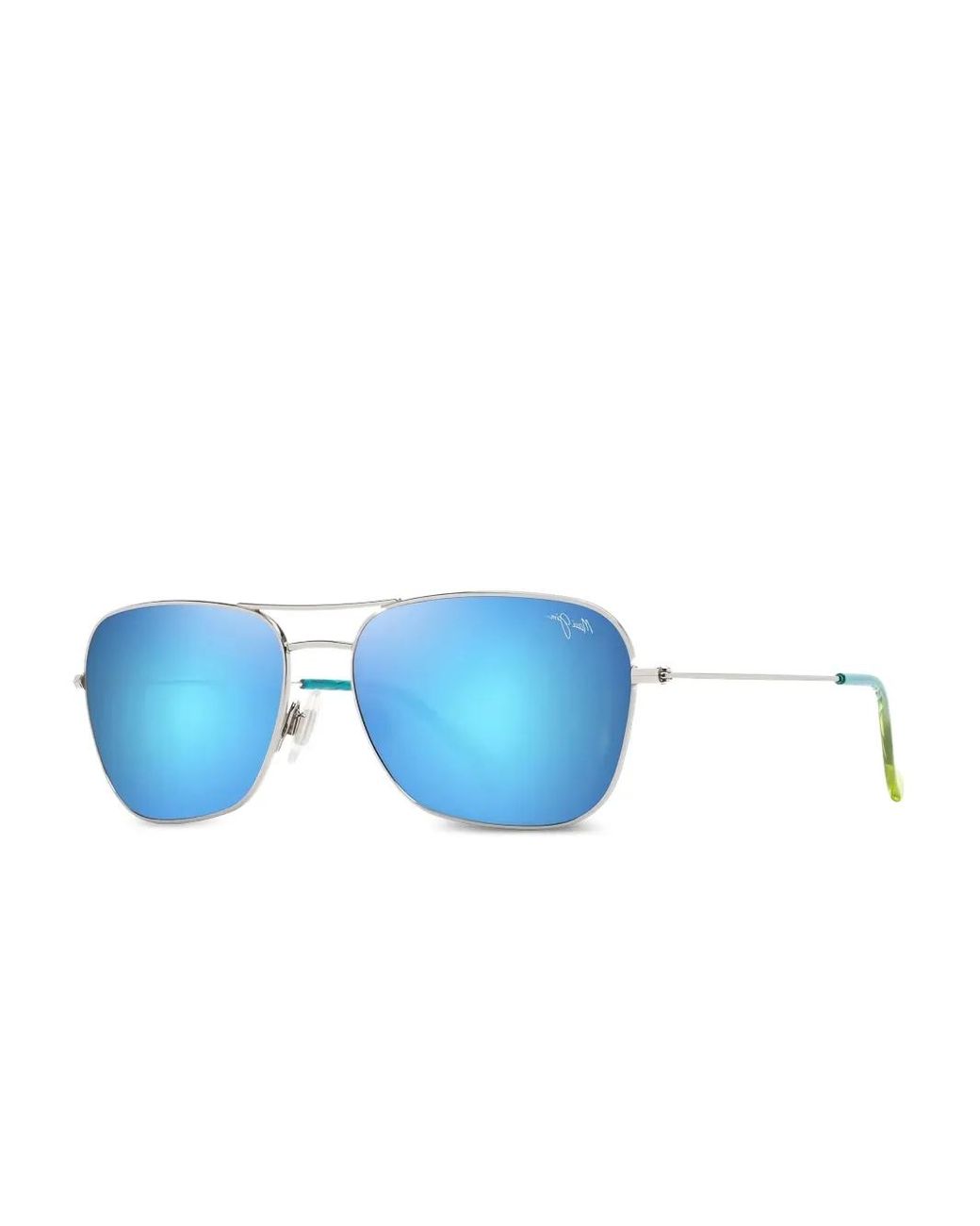 Maui Jim Blue Na'Auao Pilot-Frame Sunglasses