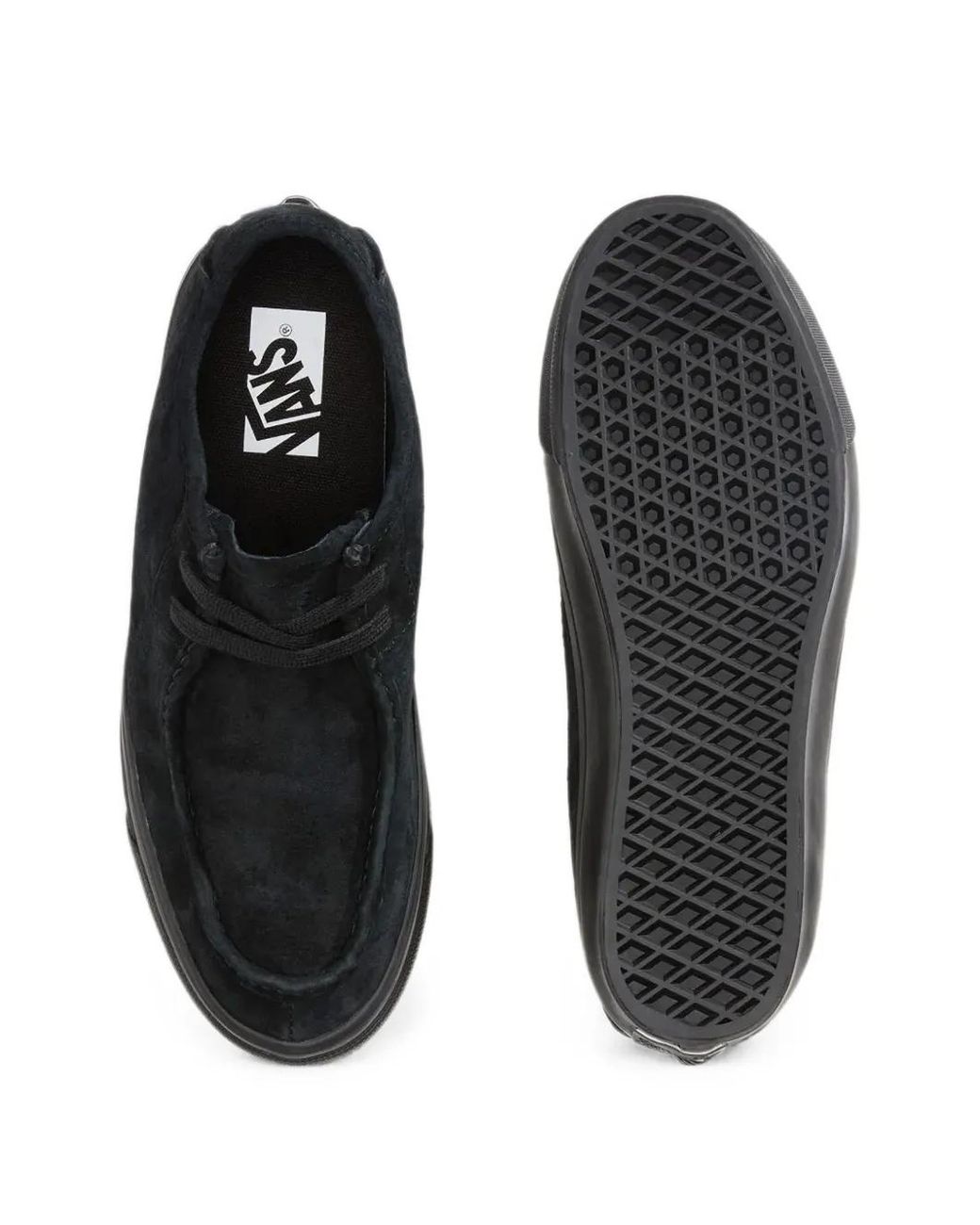 Vans Black Moc Low Suede Sneakers