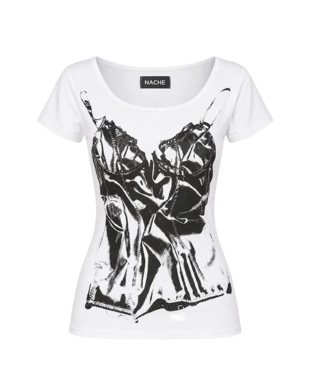 NACHE White Slip X-Ray Printed T-Shirt