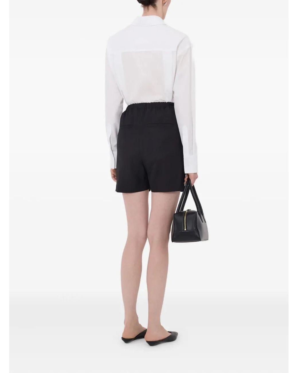 Loulou de Saison Blue Ivan Elasticated Shorts