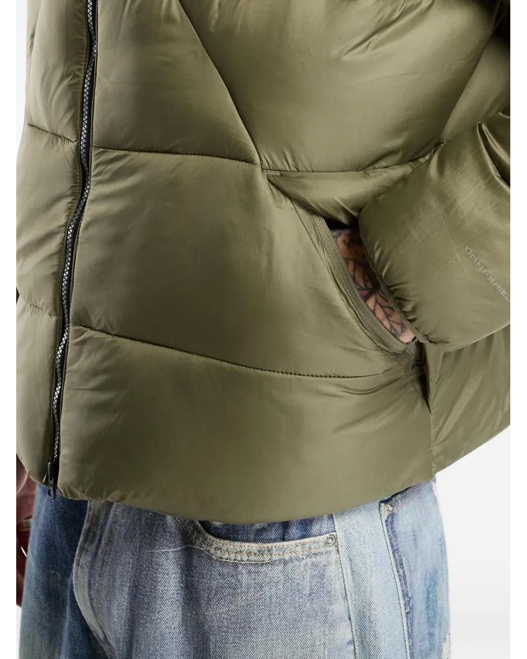 Columbia Green Stormwall Quilted Jacket for men