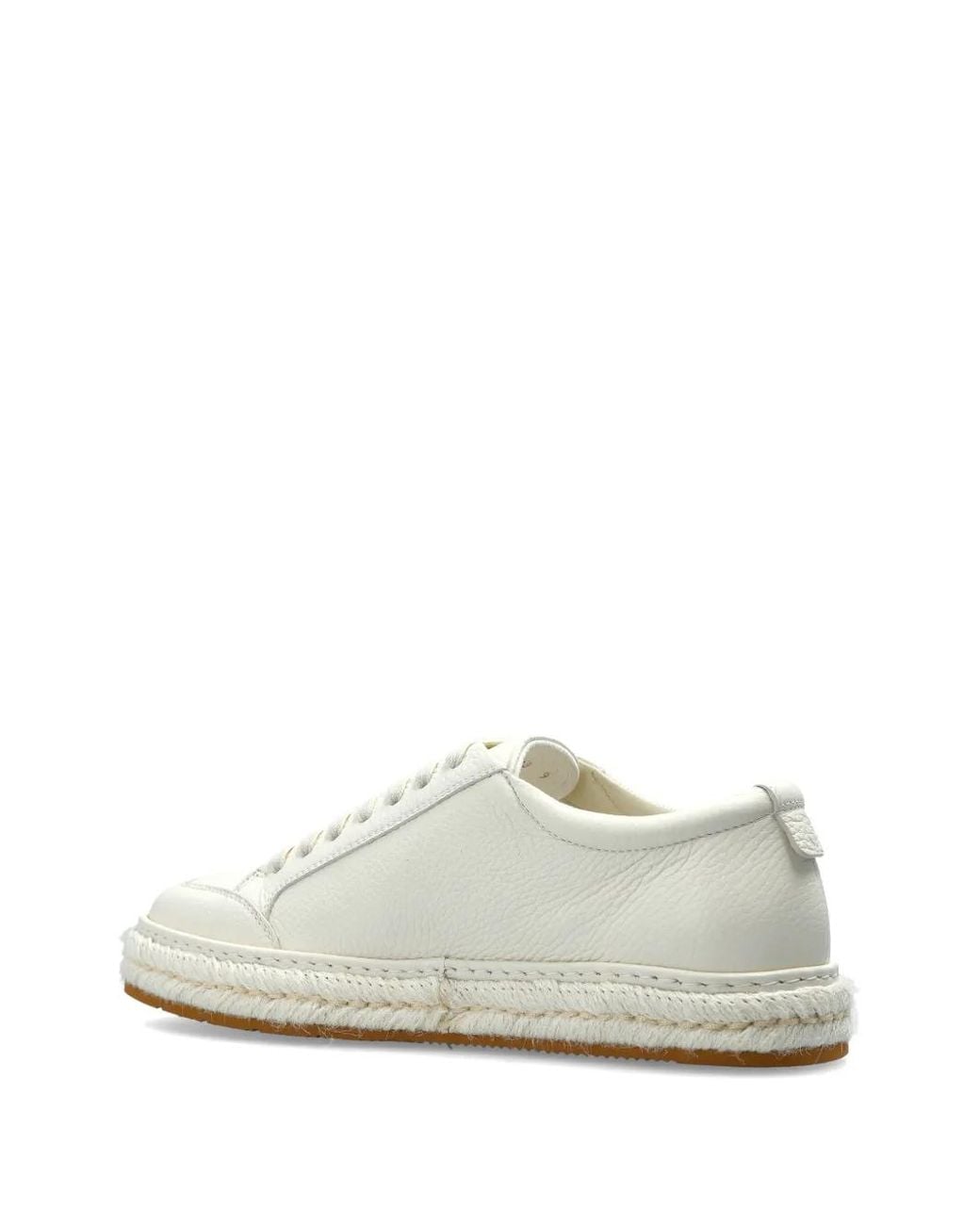 Giorgio Armani White Leather Sneakers for men